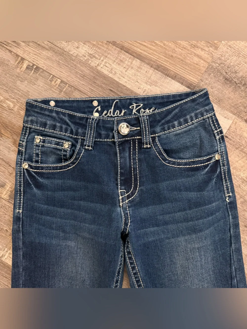 Cedar rose girls bootcut jeans size 10 brand new without tags